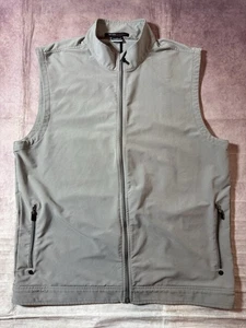 Nike Tiger Woods Collection Full Zip Golf Vest Men’s Sz Large Gray PGA Tour - Picture 1 of 12