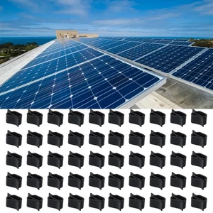 Solar Panel Clip Outdoor Plastic Temperature Resistant Waterproof 2 Lines - Picture 1 of 21