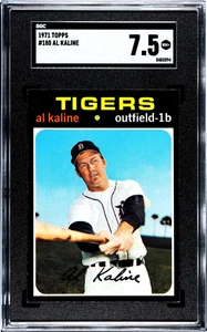 SGC 7.5 - 1971 Topps #180 Al Kaline Detroit Tigers HOF - Foto 1 di 2