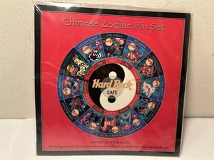 Hard Rock Cafe Chinese Zodiac Pin Set Las Vegas Dog Pin - Picture 1 of 10