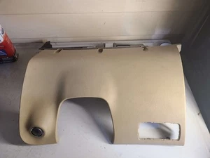 09-11 Genesis Knee Bolster Trim Left Driver Dash Lower Cover Switches Beige - Picture 1 of 3
