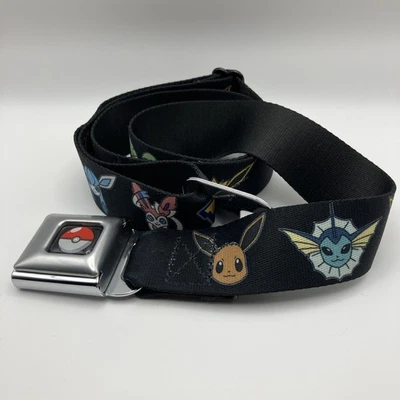 "Cinturón Pokemon Hebilla Abajo 2016 Hecho en EE. UU. Ajustable 27""-44""" Foto 1 de 4