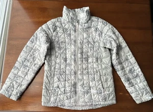 North Face Thermoball Jacke Mädchen Größe 10/12 - rosa/grau/weiß - Bild 1 von 4