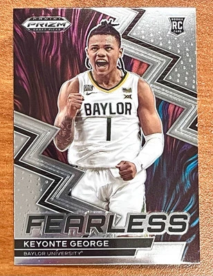 Keyonte George Rookie 2023-24 Prizm Draft Picks No 14 Fearless RC Jazz 🔥📈 - Image 1 of 2