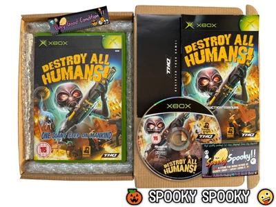 Destroy All Humans XBOX - UK PAL VGC - High Quality Packing - Tracked - Image 1 of 4