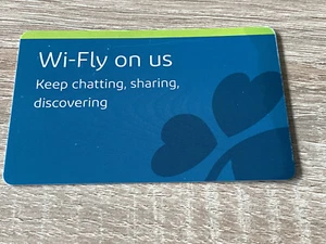Aer Lingus Internet Voucher - Wifi on board - kostenlos free - unbenutzt card - Zdjęcie 1 z 2