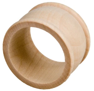 Serviettenring Ring für Servietten - Halter Tischdeko aus Ahornholz - D 4,5 cm - Bild 1 von 2