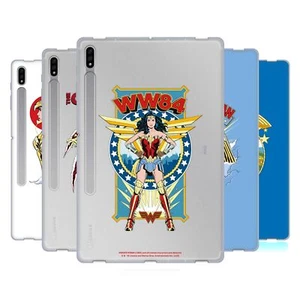 OFFICIAL WONDER WOMAN 1984 RETRO ART SOFT GEL CASE FOR SAMSUNG TABLETS 1 - Picture 1 of 12