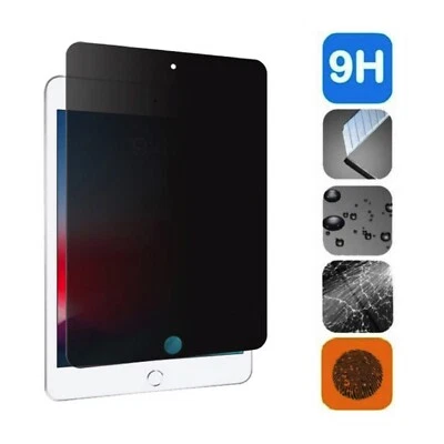 Apple iPad 10.2 2021 9. Geneneration Panzerfolie Blickschutz Echtglas Privacy 9H - Bild 1 von 3