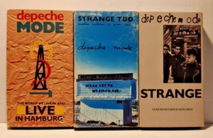 Depeche Mode VHS bundle of 3 videos - Strange / Strange Too / Live in Hamburg - Imagen 1 de 7