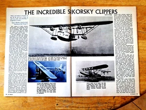 Revista AIR CLASSICS Pan Am Sikorsky Clippers tablero 80 retirados + Roscoe Turner - Imagen 1 de 11