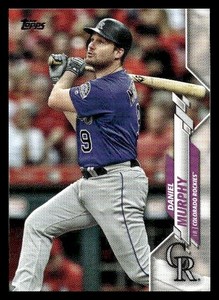 2020  Topps #116 Daniel Murphy Colorado Rockies Baseball card
