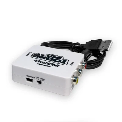 Old Skool AV / RCA to HDMI Converter Upscaler for NES SNES GENESIS & More! 1080p - Image 1 of 2
