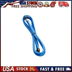 CableMod E-Series Pro ModFlex Sleeved 8-pin PCI-e Cable for EVGA Lt Blue - Picture 1 of 10