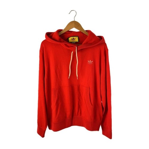 Felpa con cappuccio Gucci x Adidas 700446 logo ricamo lana maglia pullover rosso taglia: L