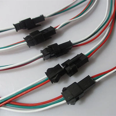 3-Pin WS2812B WS2811 WS2812 Female Male Connectors plug LED Pixels Strip 15CM - Image 1 of 4