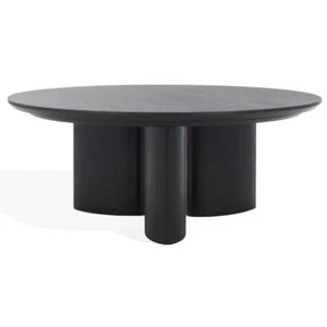 Safavieh Barnard Wood  Coffee Table in Black - Picture 1 of 8