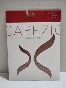 NEW CAPEZIO HOLD & STRETCH FOOTLESS TIGHTS #N140C CHILD SIZE MEDIUM COLOR SUN - Picture 1 of 7