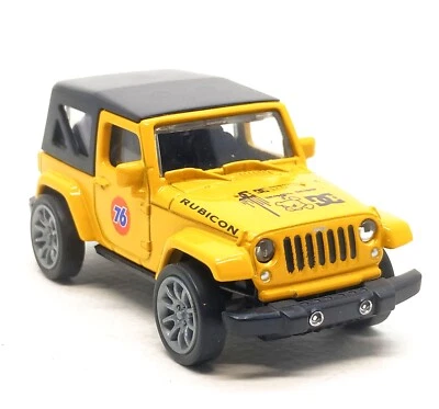 Custom Car from MJ Jeep Wrangler Rubicon (Changed Wheels + Sicker) 1:64 3" C055 - Image 1 of 4