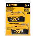 XR Lithium-ion Battery - 20V Max, 5.0 Ah, 2 Pack