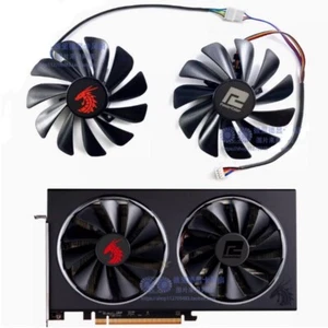 95mm PowerColor DATALAND RX 5600 5700 XT Red Dragon V2 Fan Replacement 4Pin TD26 - Picture 1 of 4