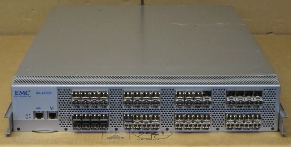 Brocade EMC DS-4900B 4900 64 Port 4Gbps FC Fibre Channel SAN Switch + 59x SFPs - Image 1 of 4