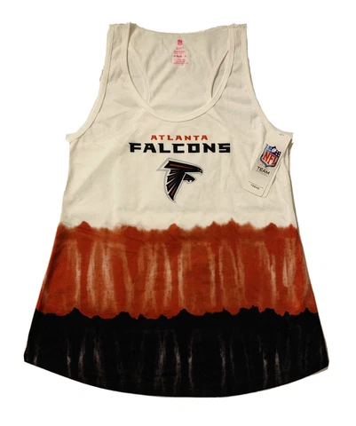 New NFL Atlanta Falcons Women’s Junior Tie Dye Razor Tank Shirt Size XL (15/17) Cover