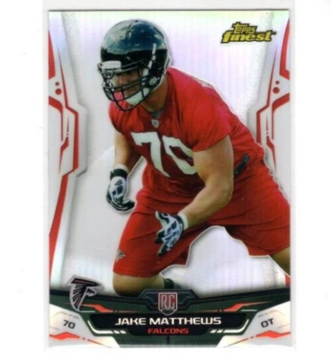Jake Matthews 2014 Topps Finest Refractor #136  2-C - Image 1 of 2