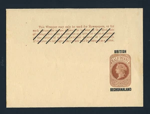 BRITISH BECHUANALAND QV Newspaper Wrapper MINT - Picture 1 of 1