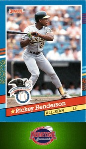 1991 Donruss #53 Rickey Henderson Excellent
