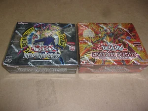 YU GI OH INVASION CHAOS + LEGENDARY DUELISTS SOULBURNING VOLCANO 1ST BOXES - Picture 1 of 1