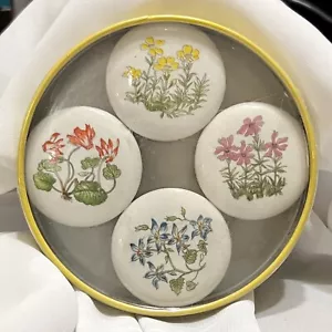 COUNTERPOINT Japan REFRIGERATOR MAGNET SET Floral FLOWERS San Francisco VINTAGE - Picture 1 of 15