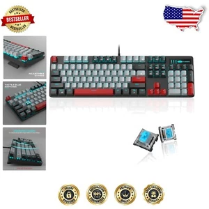 High-Performance Mechanical Gaming Keyboard - Blue Switches and Multimedia Keys - Picture 1 of 11