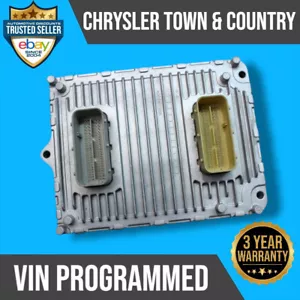 2016 Chrysler Town & Country 3.6L Engine Computer Ecu Ecm Pcm 68243295 - Picture 1 of 6