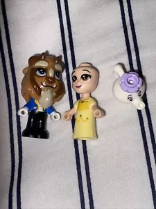 Lego Disney 43177 Belle Beast Mrs Potts Micro Doll Lot - Picture 1 of 2