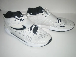 Nike Kevin Durant KD14 Promo White/Black Basketball Shoe Size 18 DM5040-100 - Picture 1 of 18