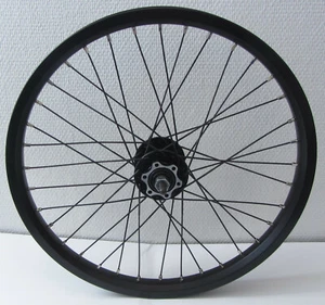 20" BMX Hinterlaufrad Andra BigBull 36 Loch schwarz 6-Lochaufnahme Bitex Nabe - Bild 1 von 5