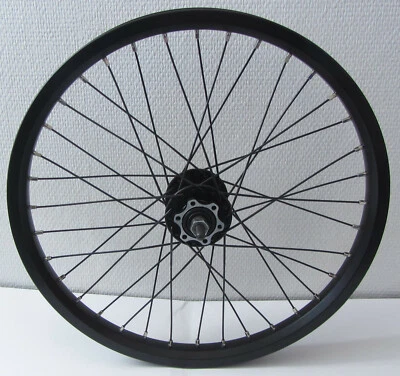 20" BMX Hinterlaufrad Andra BigBull 36 Loch schwarz 6-Lochaufnahme Bitex Nabe