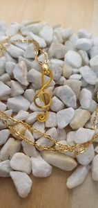Anhänger * Kette * Notenschlüssel*Musik*Musiker*Schmuck*Aludraht*handgemacht - Bild 1 von 2