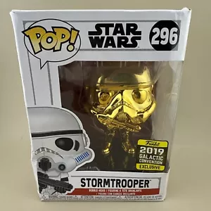 Funko Pop! Vinyl: Star Wars - Stormtrooper (Gold/Chrom) - Star Wars Celebration - Bild 1 von 12