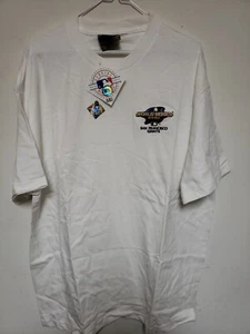 Vintage San Francisco Giants World Series 2002 T shirt White Mens Size XL NWT!! - Picture 1 of 13