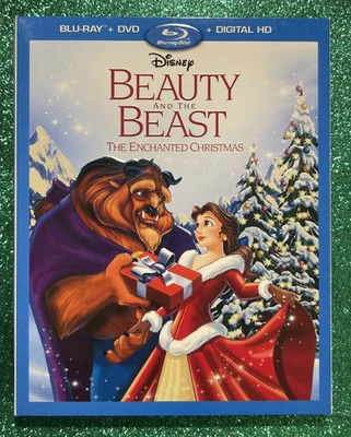 Beauty and the Beast The Enchanted Christmas (Blu-Ray DVD Digital) w Slipcover - Image 1 of 4