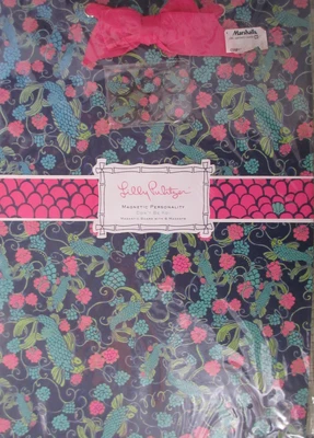 New Lilly Pulitzer Magnetic Personality Board 6 Magnets 18x12 Don’t Be Koi - Image 1 of 2