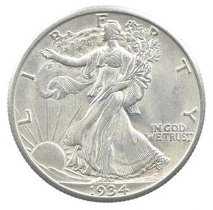 1934-S Walking Liberty Half Dollar *6375 - Picture 1 of 3
