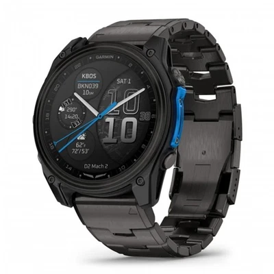 Garmin D2 Mach 2 Aviator Watch 51mm Carbon Gray with Titanium Band 010-02905-30 - Image 1 of 3