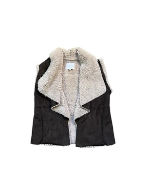 Chaleco de Colección Y2K Delia’s Microgamuza Sherpa Línea Polar Marrón Para Mujer’s Mediano�� Foto 1 de 4