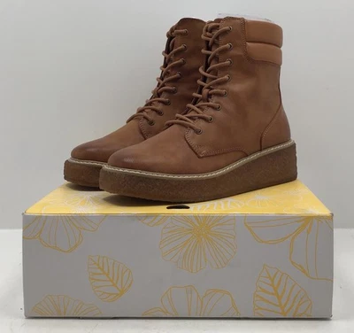 Yellow Box Women’s Izette Lace Up Boots In Tan Size 8.5 M - Image 1 of 4