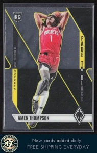 Amen Thompson 2023-24 Panini Phoenix Fade To Black #21 Houston Rockets - Picture 1 of 2