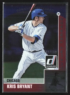 Kris Bryant 2015 Donruss Preferred Luxury Terrace RC /199 #40 Chicago Cubs - Image 1 of 2