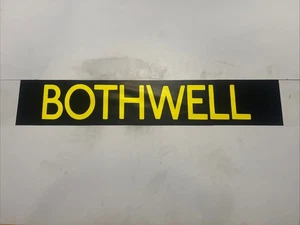 BOTHWELL - Hamilton Depot 289 Scottish Bus Blind 36” - Picture 1 of 11
